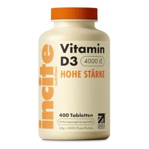Incite Nutrition Vitamin D3 2000 IU - 400 Tablets