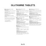 Bulk L-Glutamine Tablets - 3000 mg, 180 Count
