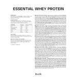 Vanilla Essential Whey Protein Powder - 21g Protein