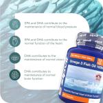 Omega 3 Fish Oil 1000mg - 360 Softgels