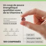 CYB Vitamin B Complex - High-Dose Vegan 180 Tablets