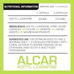 Vegan Acetyl L-Carnitine Capsules for Energy