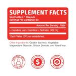 L-Carnitine 1100mg for Energy & Metabolism Support