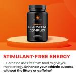 L-Carnitine 1100mg for Energy & Metabolism Support