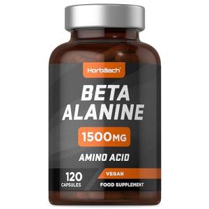 Beta Alanine 1500mg Vegan Capsules - 120 Count