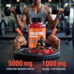 Creatine Gummies with BCAAs for Muscle Support