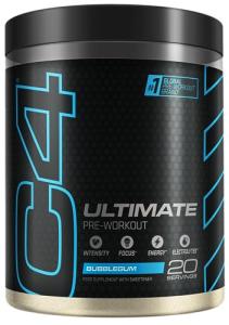 C4 Ultimate Bubblegum Pre Workout Powder 20 Servings