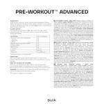 Bulk Pre Workout Powder, Energy Drink Flavor, 500g