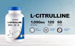 Nutricost L-Citrulline 500mg - 120 Capsules
