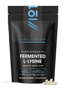 Fermented L-Lysine 1500mg with BioPerine® - 120 Capsules