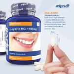 Zipvit L Lysine 1100mg, 90 Vegan Tablets
