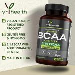 Vegan BCAA Tablets with Vitamin B6, C & B12