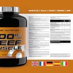 Scitec Nutrition Beef Protein Powder – Chocolate Flavor