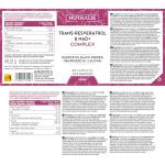 Trans Resveratrol NAD+ Complex with Quercetin 60 Capsules