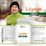 High Strength L-Lysine 1000mg Vegan Tablets