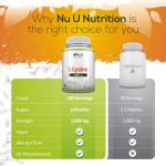 High Strength L-Lysine 1000mg Vegan Tablets