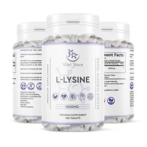 L-Lysine 1000mg - 180 Vegan Tablets