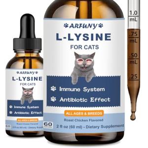 L-Lysine Drops for Cats - Immune & Allergy Support