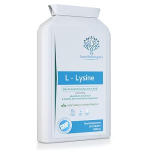 L-Lysine 1,000mg - 90 High Strength Tablets