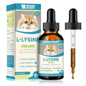 L-Lysine Cat Drops for Immune Support