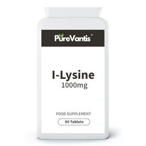 L-Lysine 1000mg - Immune and Collagen Support Tablets