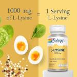 Solaray L-Lysine 1000mg Vegan Capsules - 60 Count