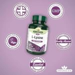 Natures Aid L-Lysine 1000mg, 60 Tablets (3 Pack)