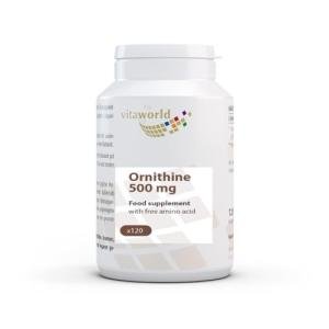Vita World L-Ornithine 500mg Veggie Capsules
