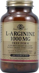 Solgar L-Arginine 1000 mg Tablets - 90 Count
