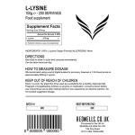 Lysine Powder for Cold Sore Support - 100g