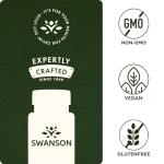 Swanson L-Ornithine 500mg Vegan Capsules, 60 Count