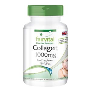 Fairvital Collagen Tablets with Vitamin C - 180 Count