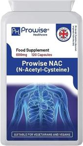 NAC N-Acetyl-Cysteine 600mg - 120 Vegan Capsules