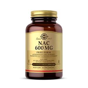 Solgar NAC 600 mg Vegan Capsules for Healthy Skin