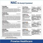 NAC N-Acetyl-Cysteine 600mg - 120 Vegan Capsules