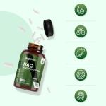 NAC N-Acetyl-Cysteine 600mg Vegan Capsules