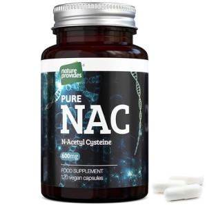 NAC N-Acetyl Cysteine 600mg - 120 Vegan Capsules