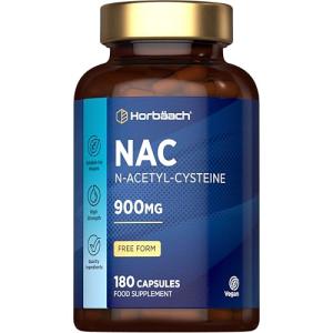 NAC N-Acetyl-Cysteine 900mg Vegan Capsules