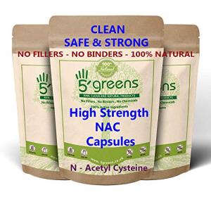 NAC N-Acetyl-Cysteine 1600mg 180 Vegan Capsules