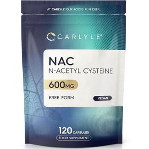 Carlyle NAC Supplement 600mg Vegan Capsules