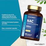 NAC N-Acetyl-Cysteine 900mg Vegan Capsules