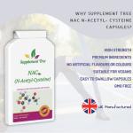 NAC N-Acetyl-Cysteine 600 mg Vegan Capsules