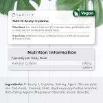 Carlyle NAC Supplement 600mg Vegan Capsules