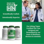 NAC N-Acetyl-Cysteine 600mg - 60 Veggie Caps