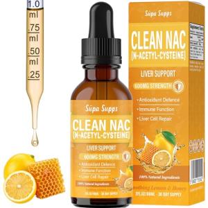 NAC Liquid Drops - Honey & Lemon Flavor 60ml