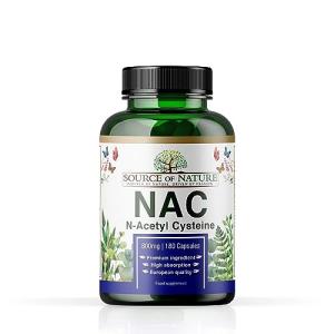 NAC 800mg | 180 Vegan Capsules | Source of Nature