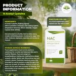 NAC N-Acetyl-Cysteine 600mg Vegan Capsules 120ct