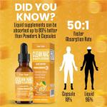 NAC Liquid Drops - Honey & Lemon Flavor 60ml