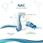 NAC N-Acetyl-Cysteine 600mg Vegan Capsules