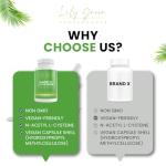 Lily Green N-Acetyl Cysteine 1200mg - Vegan Capsules
